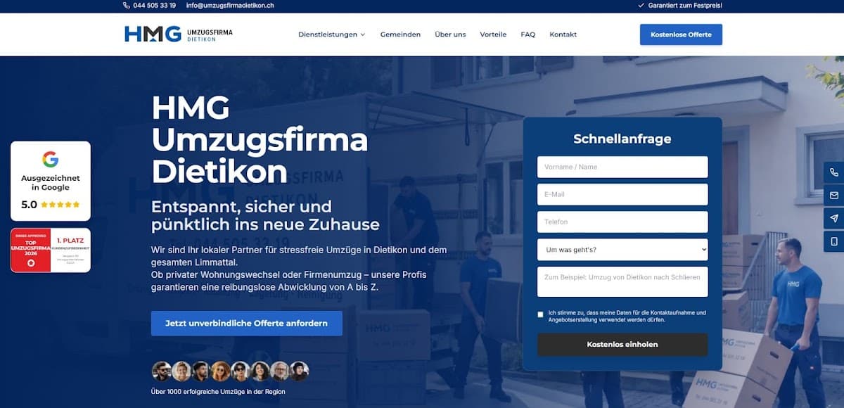 HMG Umzugsfirma Dietikon